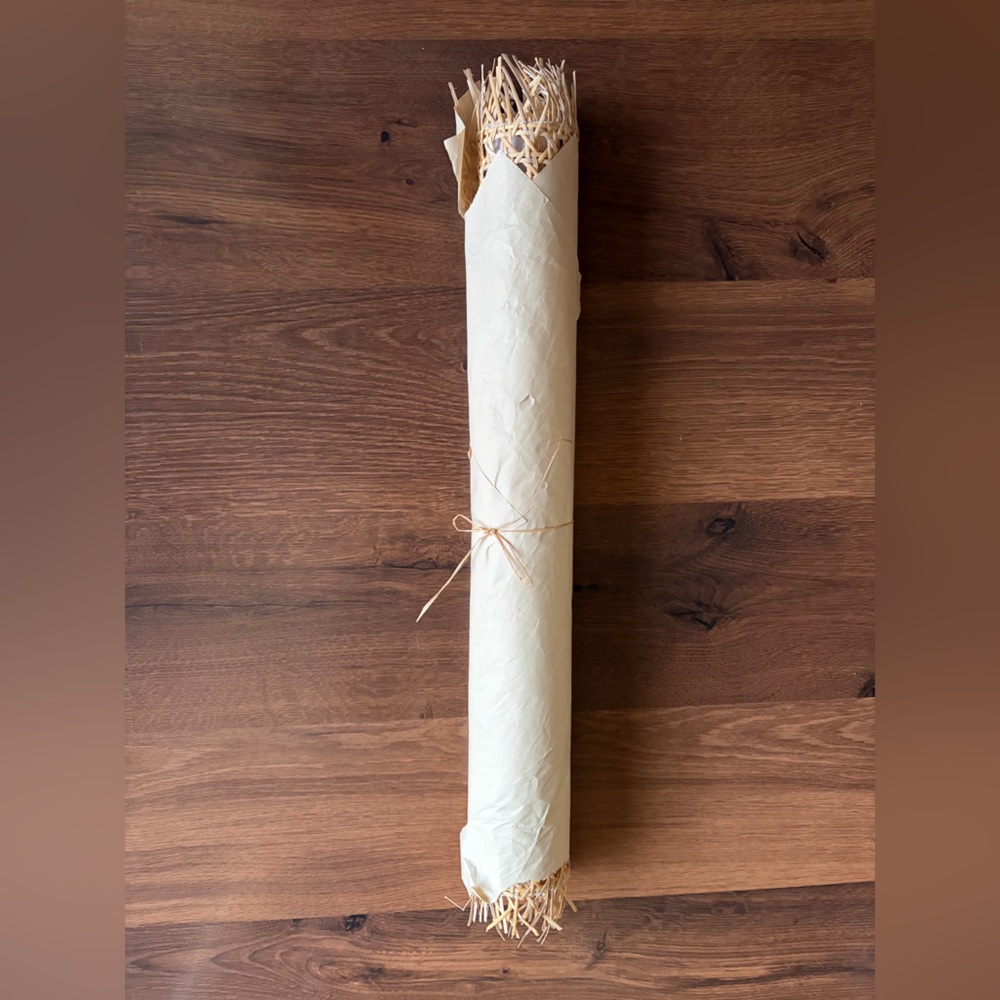 Natural Rattan Decorative Piece – 20” x 12” | Neutral Home Decor
